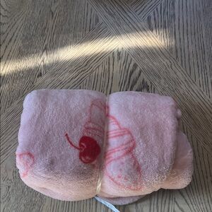 Pink Ice Cream and Cherry Blanket